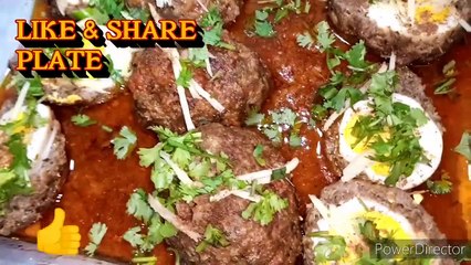 how to make Nargisi Koftay _beef kofta_mince kofta_egg nargisi kofta  easy recipe in hindi and urdu_2