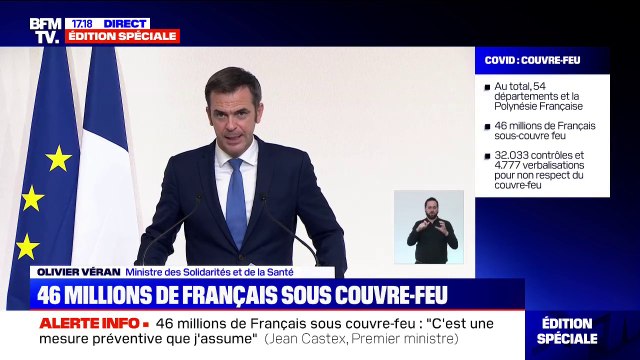 Olivier Véran sur les places en réanimation: Nous sommes capables de monter à 7700 lits dans un délai de moins de 15 jours