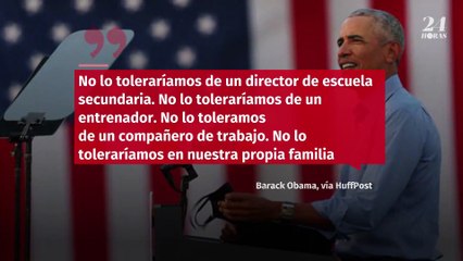 Barack Obama critica a Donald Trump por comportamiento de "tío loco"