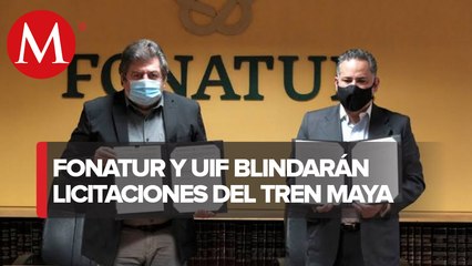 Fonatur y UIF firman convenio para detectar riesgo en licitaciones de Tren Maya