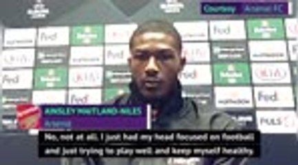 Maitland-Niles 'thankful' for Arteta