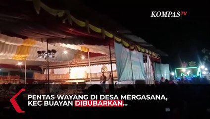 2 Pentas Wayang Kulit Dibubarkan Karena Tidak Laksanakan Prorokol Kesehatan Covid-19
