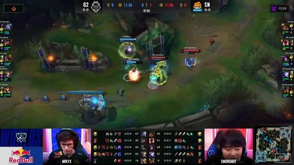 MBX电竞区SN对战G2拿下一血