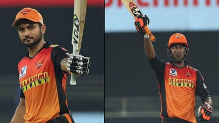 Descargar video: IPL 2020 RR Vs SRH: Manish Pandey, Vijay Shankar Partnership | SRH 8 Wicket Win Vs RR