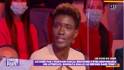 Rokhaya Diallo répond aux attaques de l’écrivain Pascal Bruckner : "J'étais estomaquée"