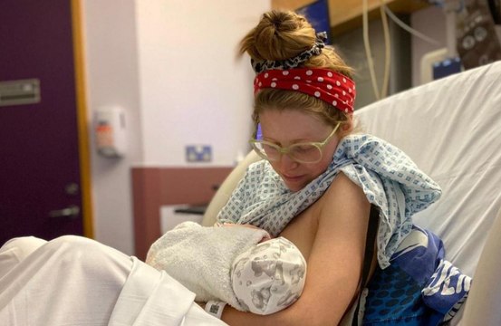 Meet Abraham 'Bam' Benjamin: Jessie Cave welcomes third child after 'extreme' birth
