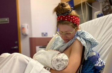 Meet Abraham 'Bam' Benjamin: Jessie Cave welcomes third child after 'extreme' birth