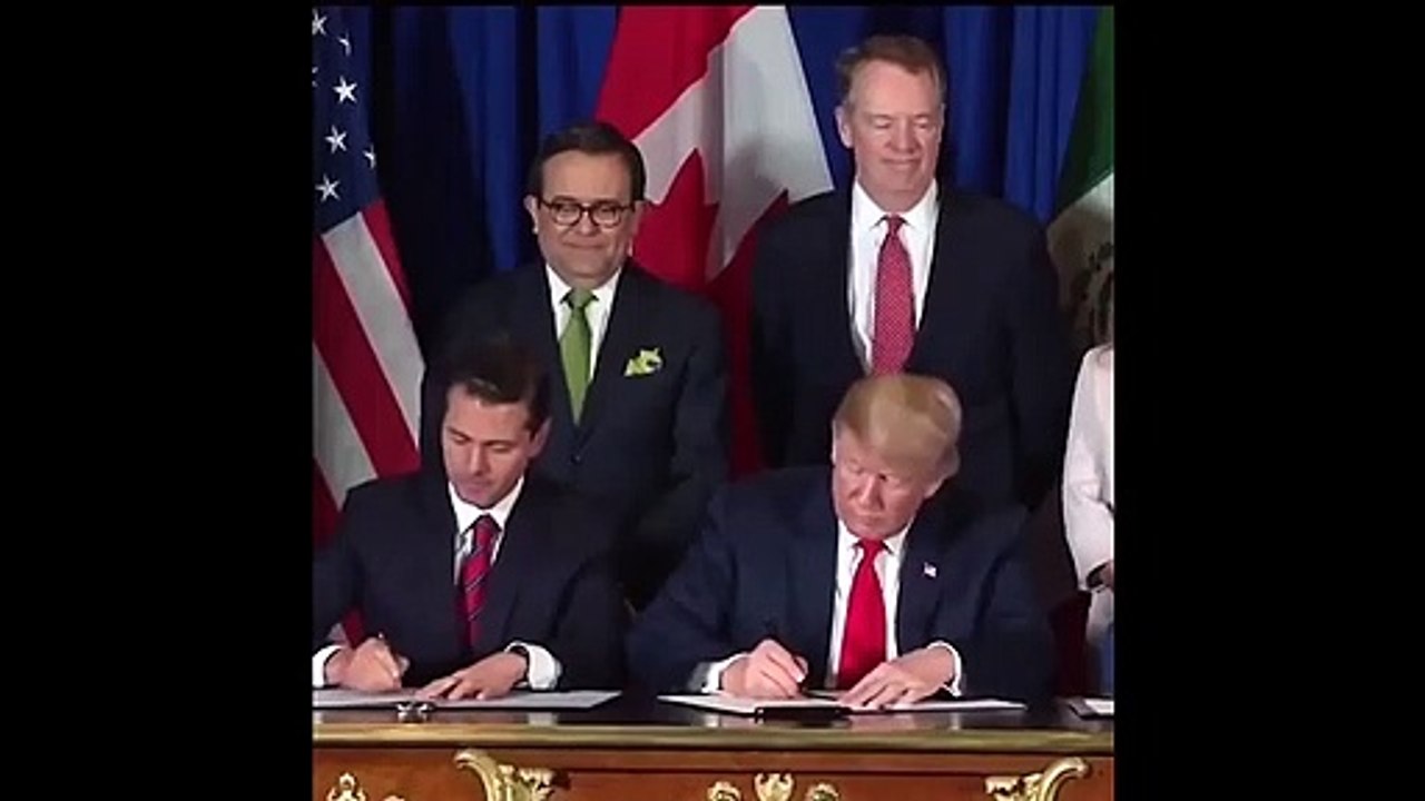 World leaders realizing Trump signed the wrong thing