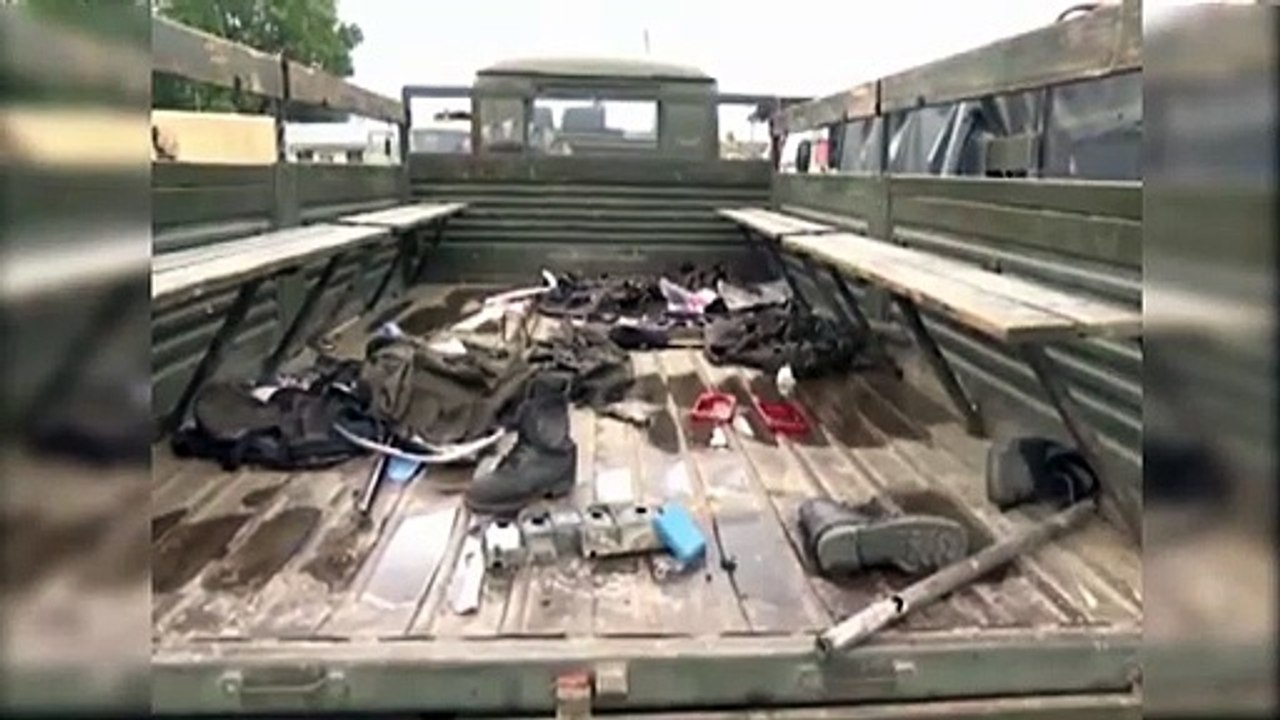 Nagorno Karabakh Conflict-Azerbaijan displays military vehicles seized from Armenian forces