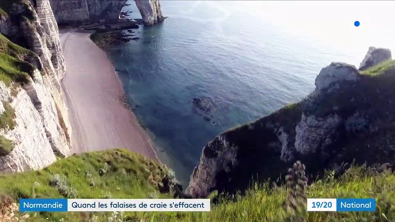 Normandie : les falaises de craie menacées par l’érosion