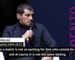 Casillas urges fans to be patient amid pandemic