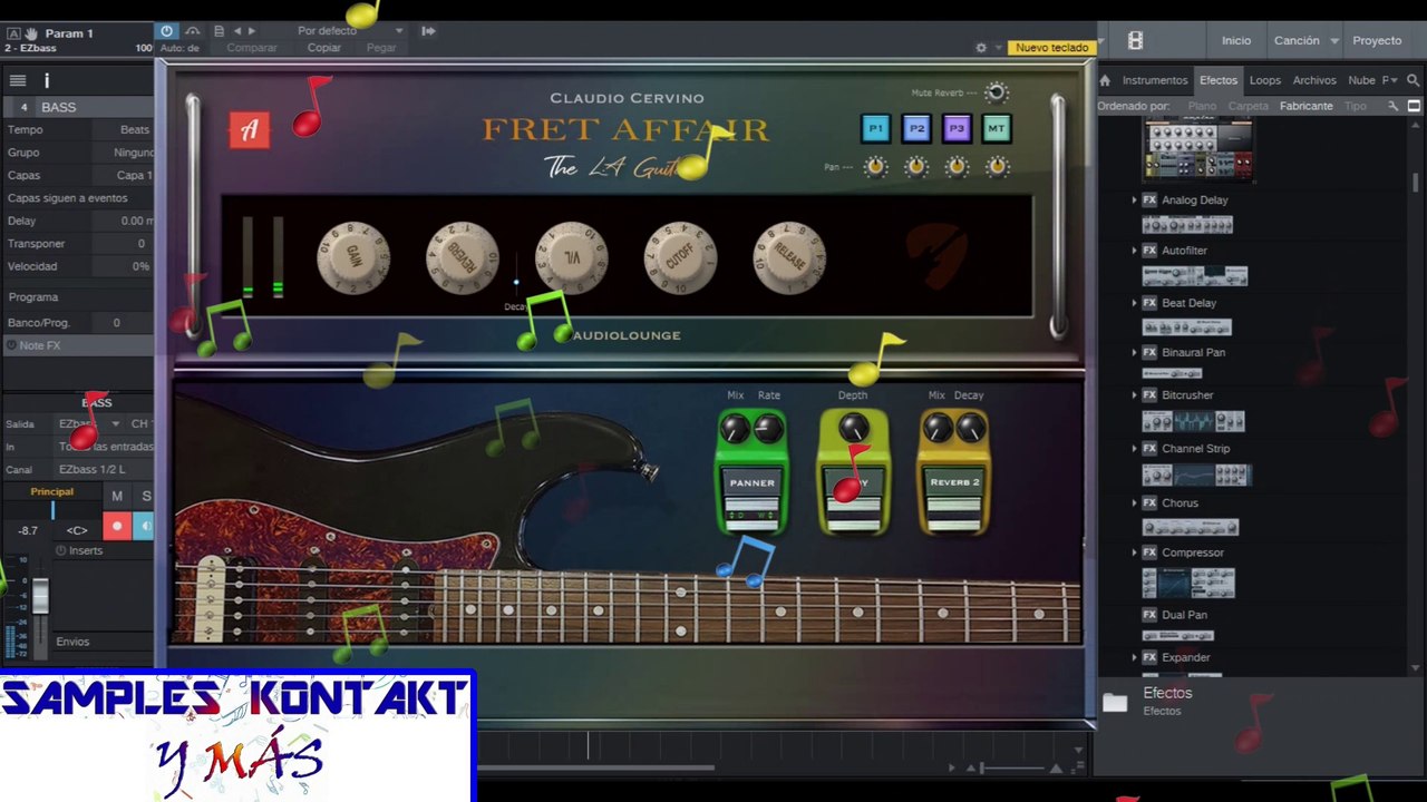 Fret Affair, EzBass Clasic Rock, Affair Drums, YNKR+ Station Los mejores Vsti & Kontakt Library