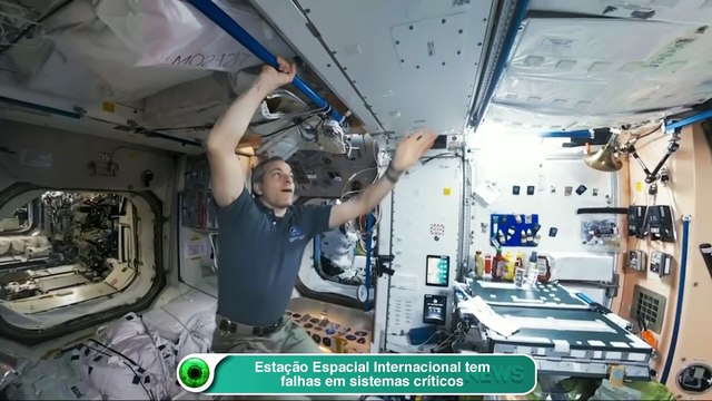 Estação Espacial Internacional tem falhas em sistemas críticos
