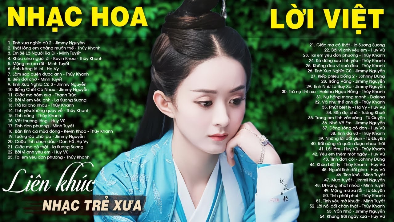 Liên Khúc TÌNH XƯA NGHĨA CŨ - Nhạc Hoa Lời Việt, Nhạc Trẻ Xưa 7X 8X 9X làm Mưa Làm Gió Một Thời