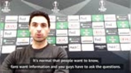 Download Video: Arteta not frustrated over continuous Ozil questions