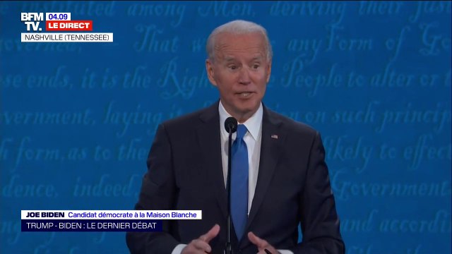 Pour Joe Biden, il y a un racisme institutionnel aux Etats-Unis