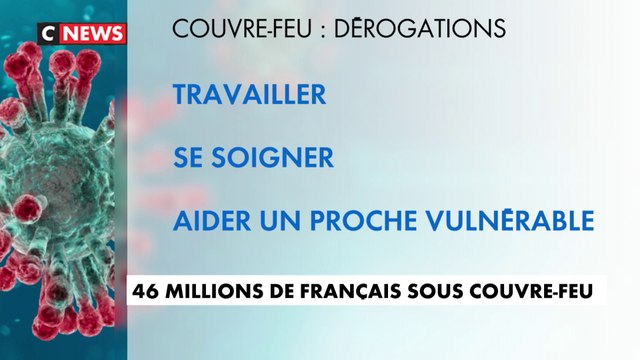 Coronavirus : 46 millions de Français sous couvre-feu