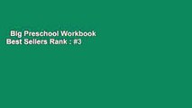 Big Preschool Workbook  Best Sellers Rank : #3