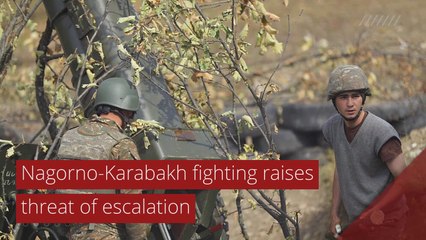 Nagorno-Karabakh fighting raises threat of escalation, and other top stories in international news from October 23, 2020.