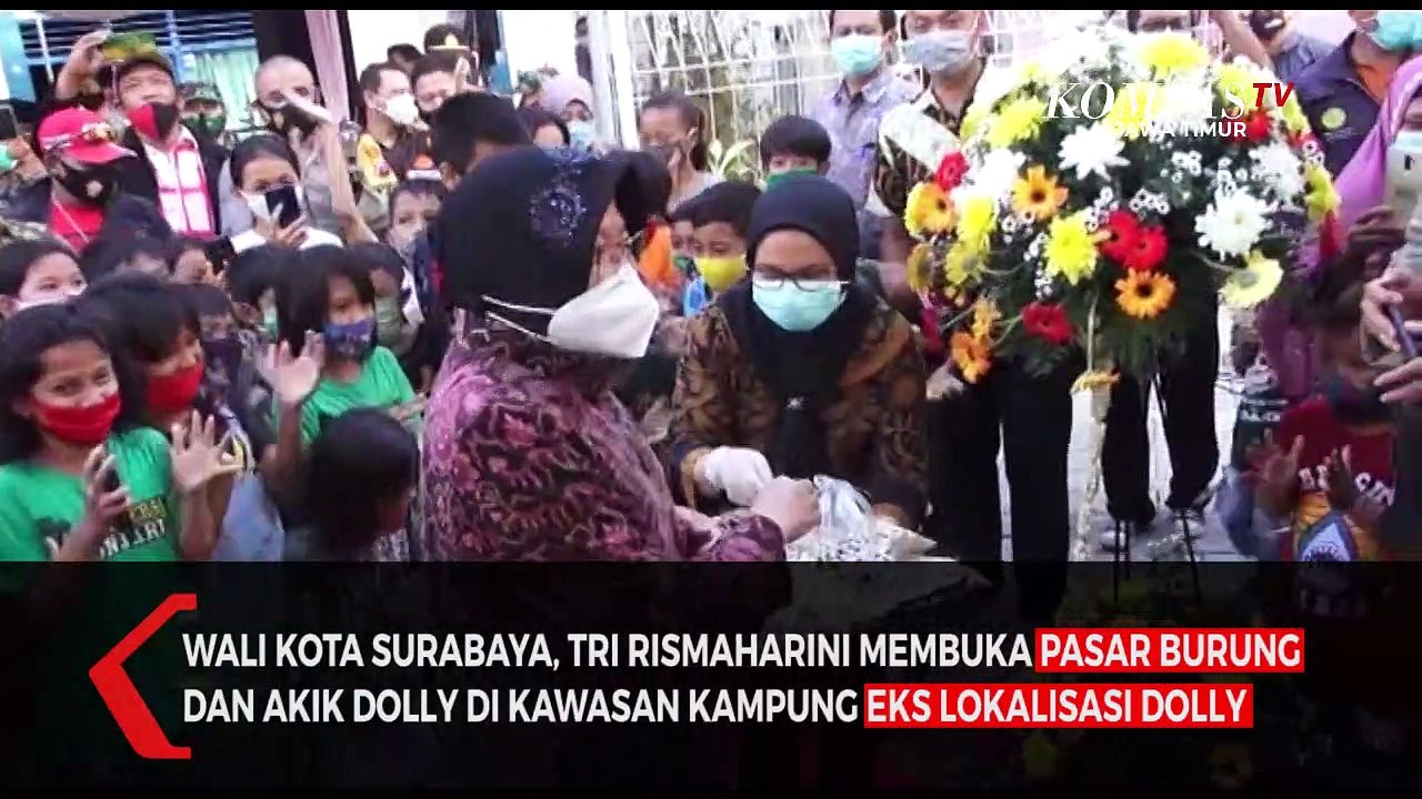 Risma Sulap Wisma Dolly Jadi Pasar Burung dan Akik