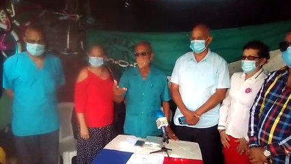 FEDERACION DE JUNTA DE VECINOS DE SANTIAGO HACEN RUEDA DE PRENSA
