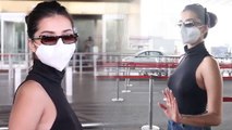 Tara Sutaria Spotted at Airport | FilmiBeat