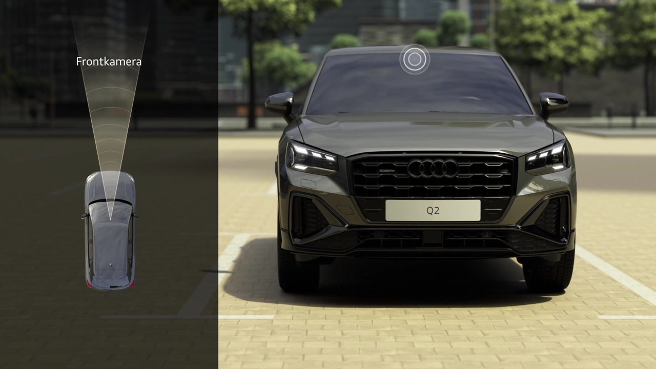 Audi Q2 – Adaptiver Fahrassistent Animation
