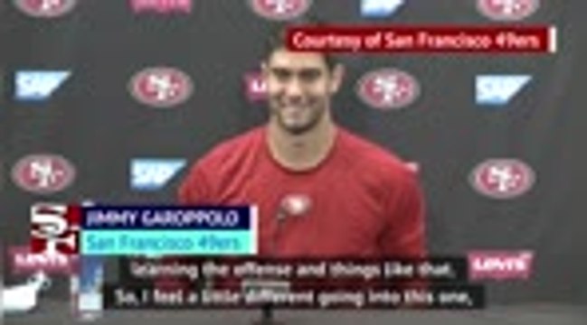 Garoppolo looking forward to 'exciting' return to face the Patriots