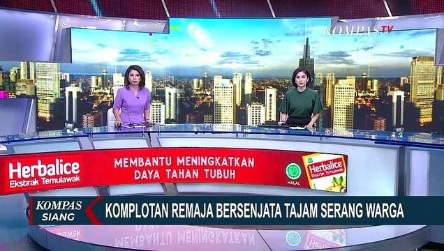 Rekaman Komplotan Remaja Bersenjata Tajam Serang Warga