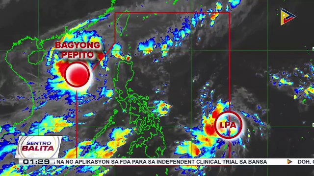 PTV INFO WEATHER: Trough ng Bagyong #PepitoPH, nakaaapekto sa kanlurang bahagi ng Luzon; LPA na malapit sa boundary ng PAR, patuloy na binabantayan