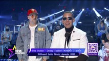 “Bad Bunny – Daddy Yankee” คว้า 7 รางวัล Billboard Latin Music Awards 2020
