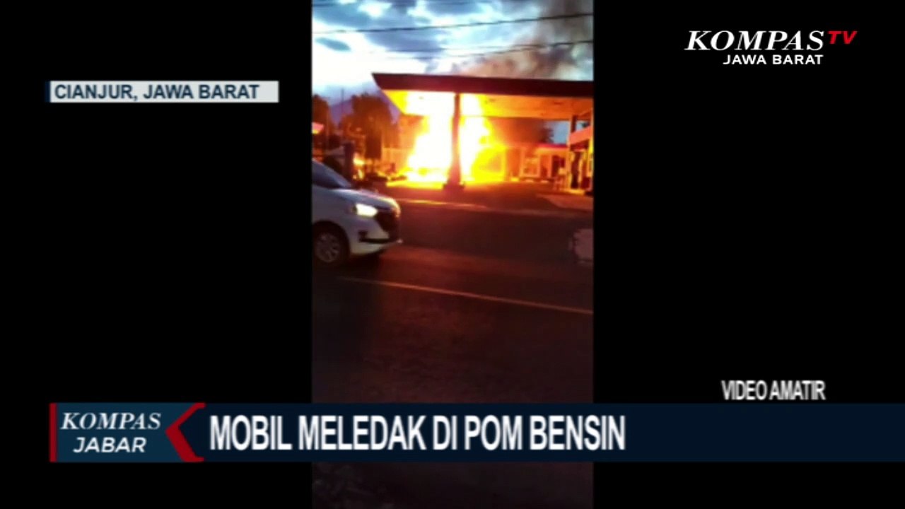 Detik-Detik Petaka Mobil Bawa Gas 3kg, Meledak di Cianjur