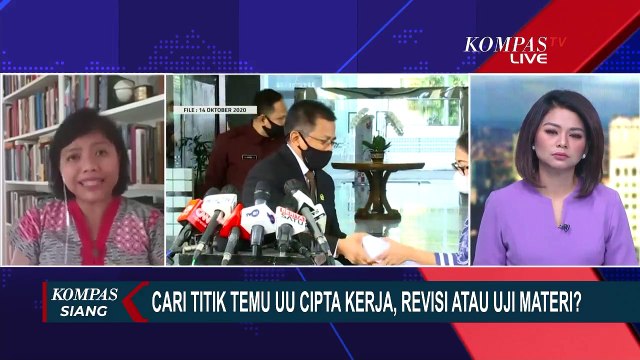 Cari Titik Temu UU Cipta Kerja, Revisi atau Uji Materi?