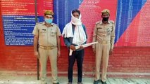 कांधला पुलिस ने गिरफ्तार किया थाना का टॉप टेन बदमाश गिरफ्तार, कब्जे से अवैध असलहा बरामद