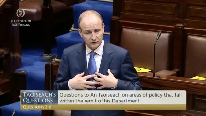 Télécharger la video: Taoiseach Micheál Martin says Derry restrictions were 'pragmatic' response to his approach to Arlene Foster and Michelle O'Neill