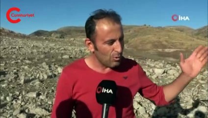 Sular çekilince ortaya çıktı, görüntüsü tüyler ürpertiyor