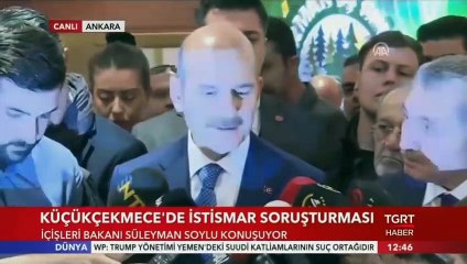 Bakan Soylu: "Küçükçekmece'deki Olayın Faili Yakalandı"