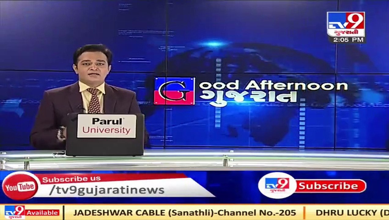 Corporation razed illegal construction in Navrangpura and Kubernagar, Ahmedabad