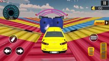 Super Mega Ramp Stunt Racing Rush Drive Sky Car - Impossible Tracks Racing Game - Android GamePlay