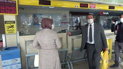 PTT'de 180'inci müşteriye ödül verildi