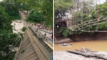 Investigan causas del colapso de un puente en Necoclí que dejó cinco personas muertas