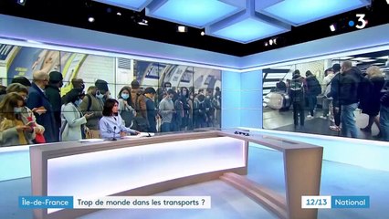 Couvre-feu : les transports encore plus bondés qu'à l'ordinaire en Île-de-France