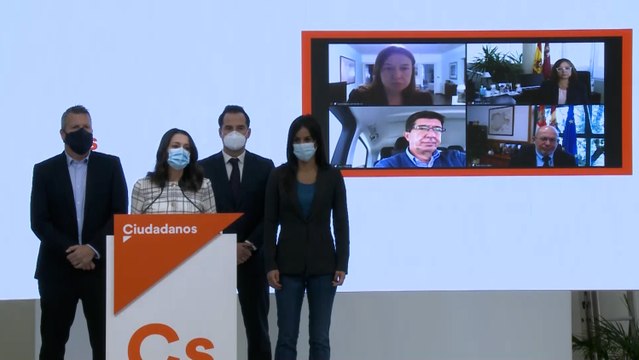 Arrimadas llama a Sánchez para pedir plan nacional y ofrece apoyo a un estado de alarma