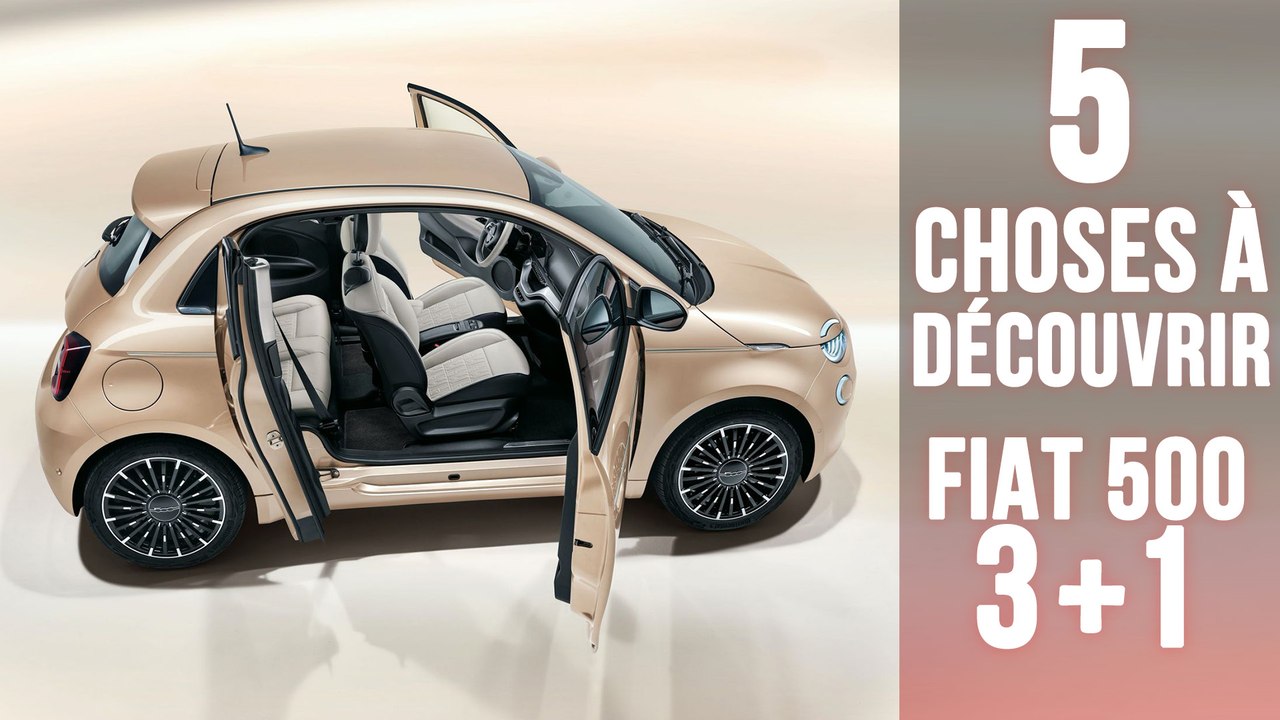 3+1 = 500,  5 choses à savoir sur la mini  citadine italienne