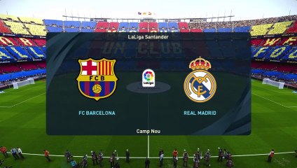 Barcelona vs Real Madrid - La Liga 24 October 2020 Gameplay