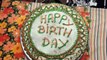 ग्राम में   मोढ़ीपागल बाबा के जन्मोत्सव पर भक्तों ने केक काटकर मनाया