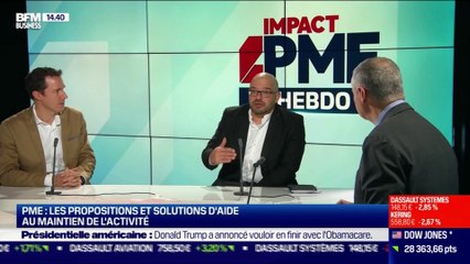 Impact PME l'hebdo : Les propositions et solutions d'aide au maintien de l'activité des PME - 23/10