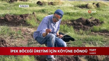 Kadın Girişimci İpek Böceği Üretimi İçin Köyüne Döndü