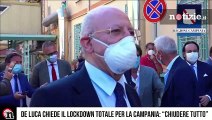 Coronavirus, Campania lockdown: la decisione di De Luca e delle altre Regioni
