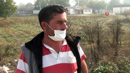 Otomobil ile elektrik direğine çarptı, aracı bırakıp gitti
